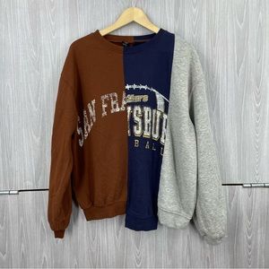 Urban Outfitters San Francisco Spliced Sweater